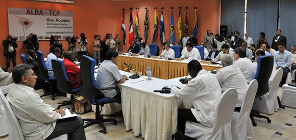 Reunión de Cancilleres del ALBA en La Habana. Foto: EFE