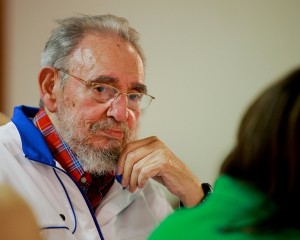 Fidel en encuentro con estudiantes